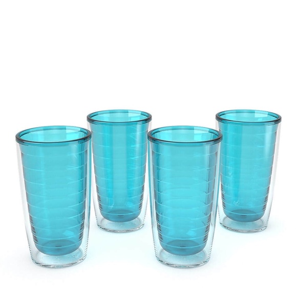 Tervis Tumbler Set of 4 Blue NEW - Picture 1 of 1